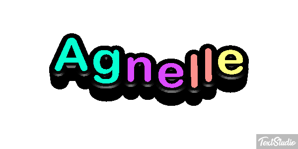 Agnelle Effet de texte