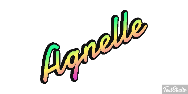 Agnelle Effet de texte