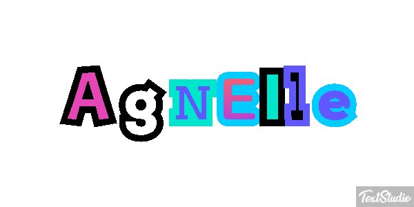 Agnelle Effet de texte