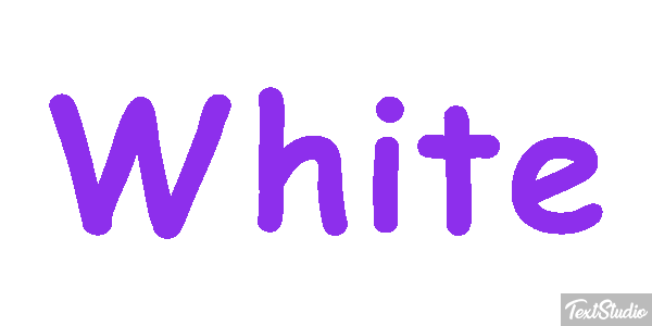 White Текстовый эффект