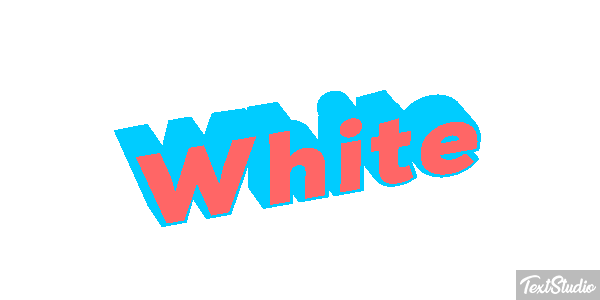 White Текстовый эффект