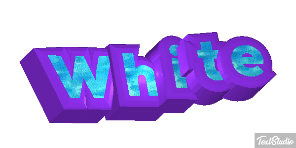 White Текстовый эффект