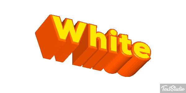 White Текстовый эффект