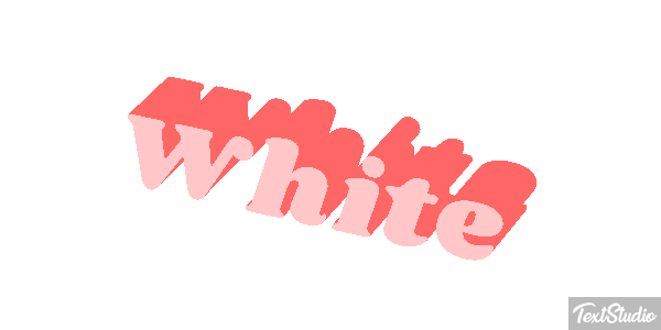 White Текстовый эффект