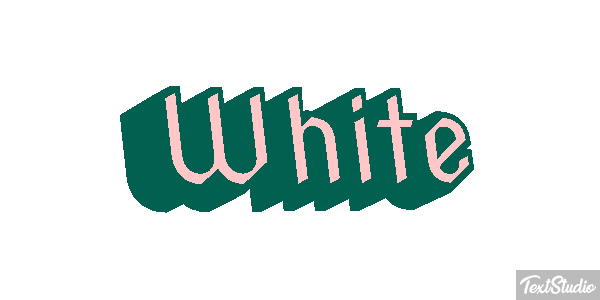 White Текстовый эффект