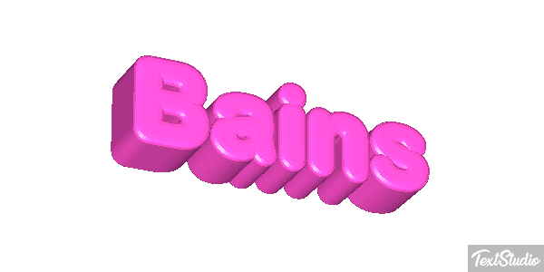 Bains Text effect