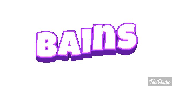Bains Text effect