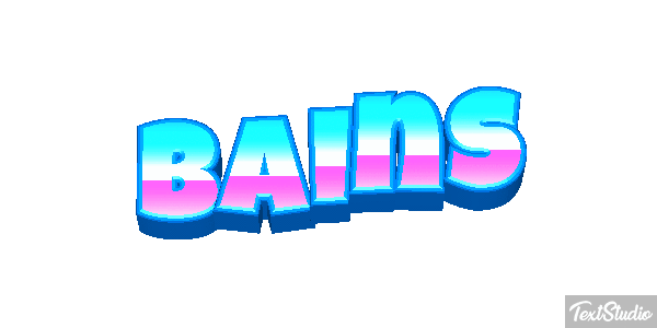 Bains Text effect