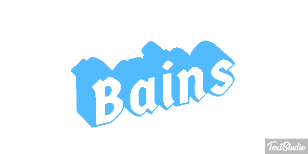 Bains Text effect