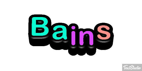 Bains Text effect
