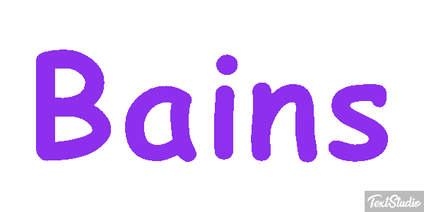 Bains Text effect
