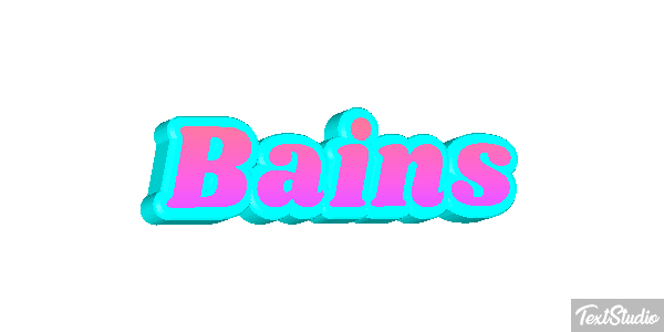 Bains Text effect