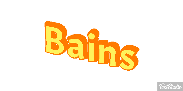 Bains Text effect