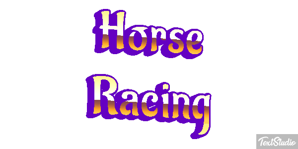 Horse Racing Text effect