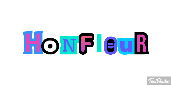 Honfleur Effetto testo