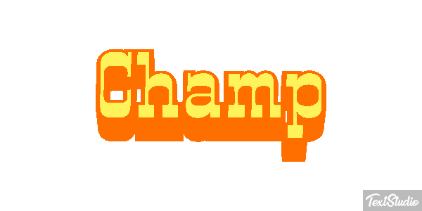 Champ Text effect