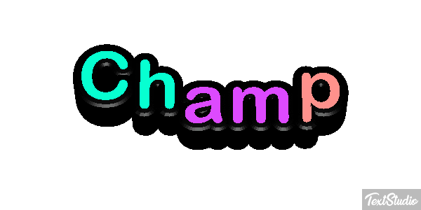 Champ Text effect