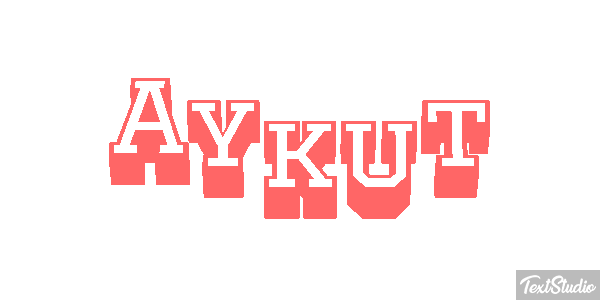 Aykut Efecto de texto