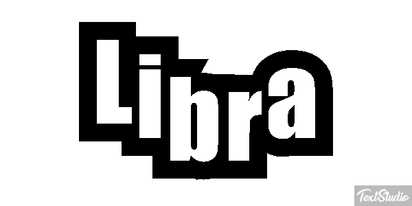 Libra Text effect