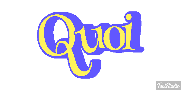 Quoi Text effect