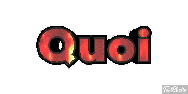 Quoi Text effect