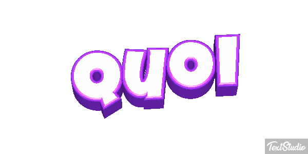 Quoi Text effect