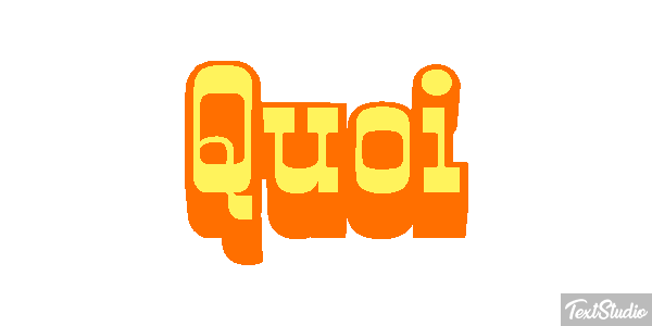 Quoi Text effect