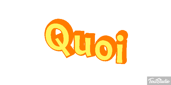 Quoi Text effect