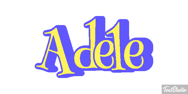 Adele Text effect