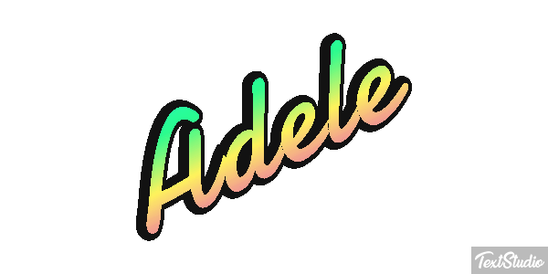 Adele Text effect
