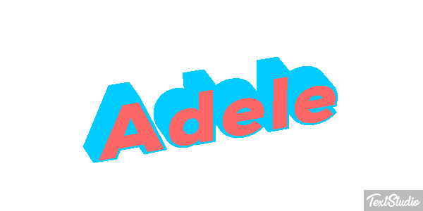 Adele Text effect
