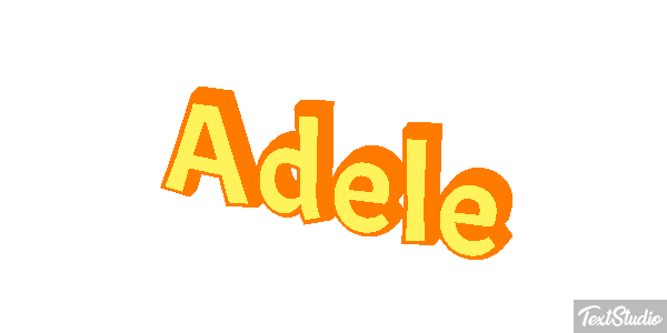 Adele Text effect