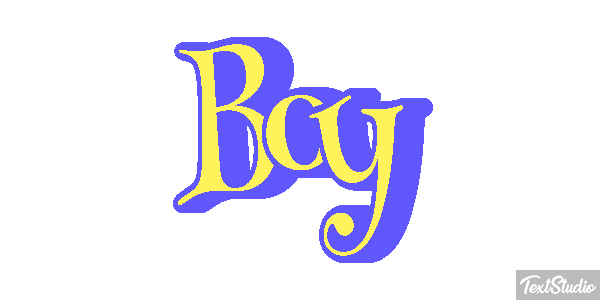 Boy Text effect