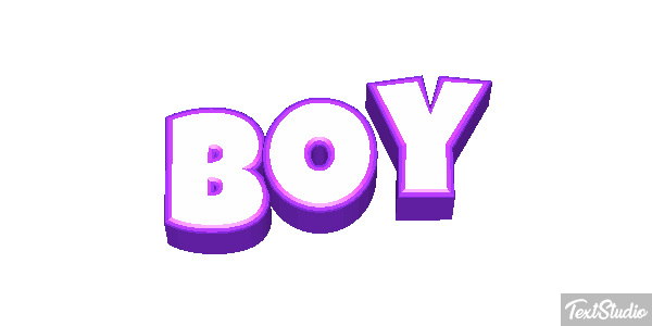 Boy Text effect