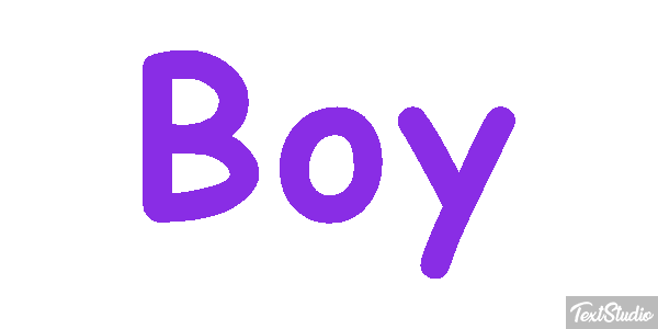Boy Text effect