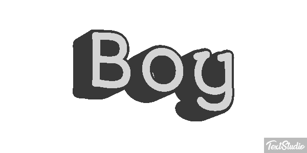 Boy Text effect