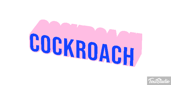 Cockroach テキスト効果