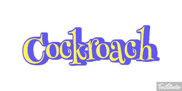 Cockroach テキスト効果