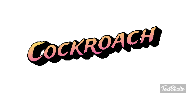 Cockroach テキスト効果