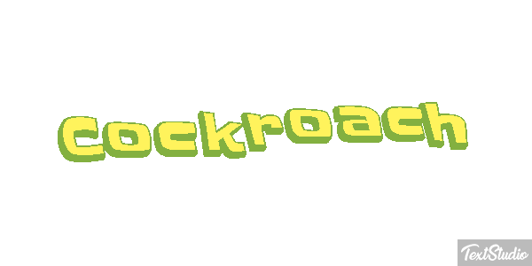 Cockroach テキスト効果