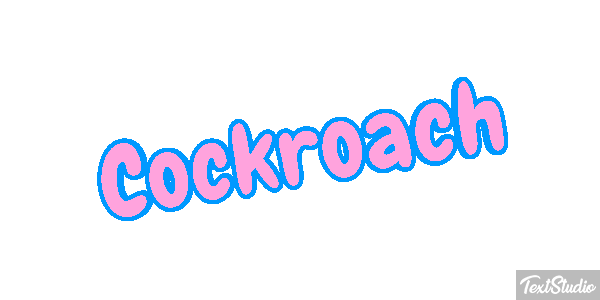 Cockroach テキスト効果