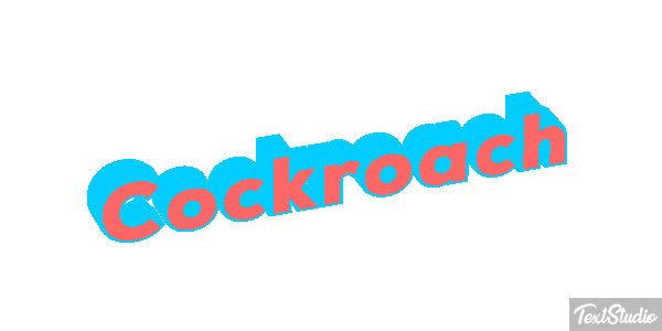 Cockroach テキスト効果