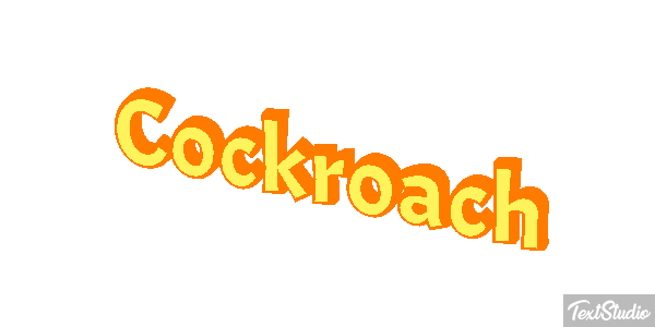 Cockroach テキスト効果