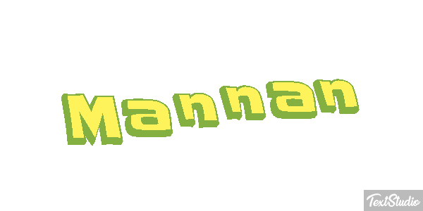 Mannan Texteffekt