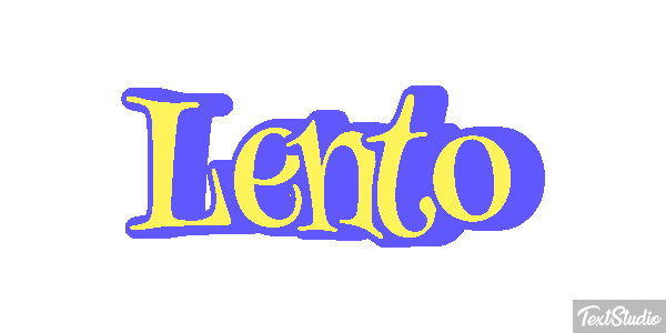 Lento Efeito do texto