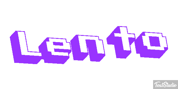 Lento Efeito do texto
