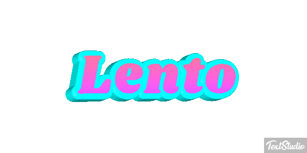 Lento Efeito do texto