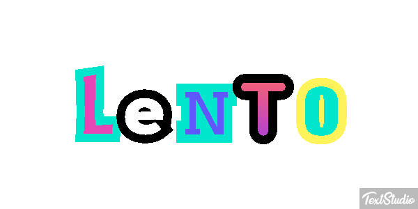 Lento Efeito do texto