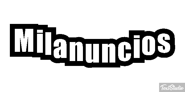 Milanuncios Tekst effect