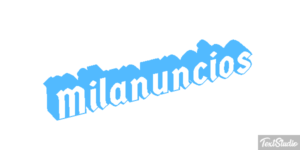 Milanuncios Tekst effect